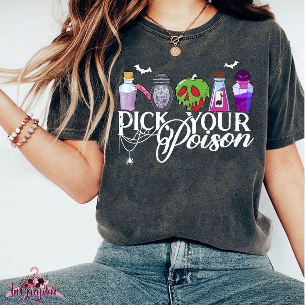 Disney Pick Your Poison  Shirt Disney Villain Shirt